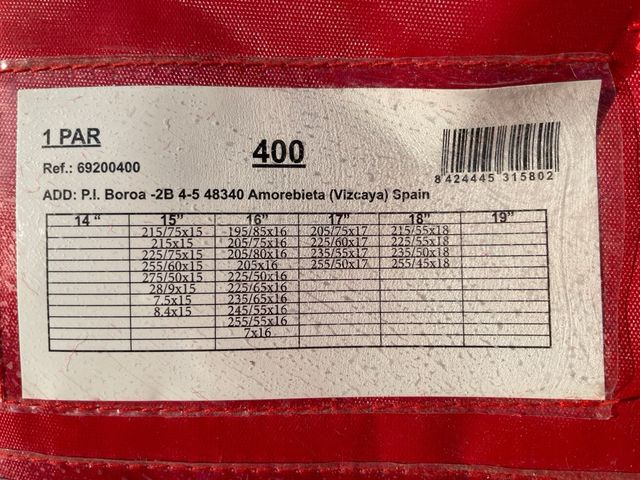 Cadenas para Nieve 4x4 y Furgonetas