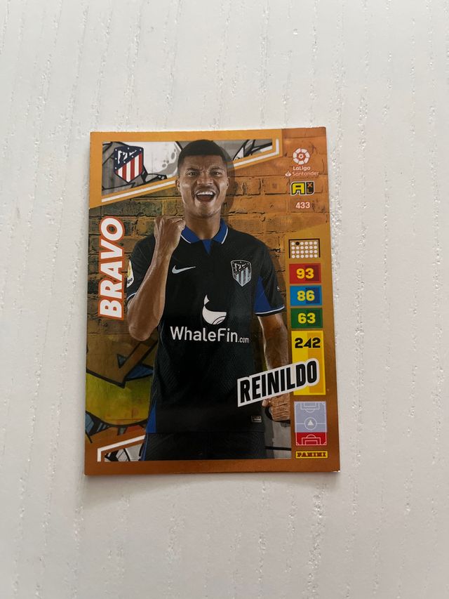 Carta Fútbol Panini Reinildo Bravo