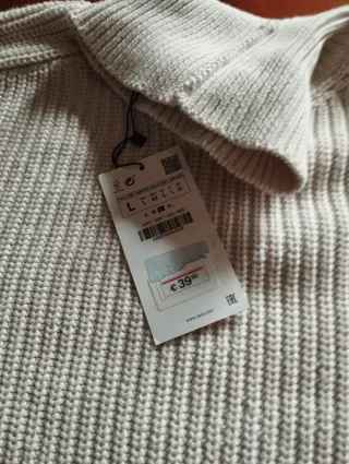 Jersey Zara cuello alto Talla L