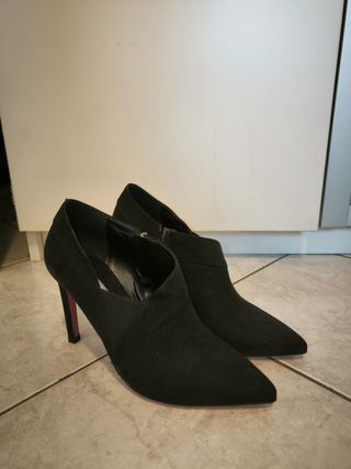 Scarpe con tacco e zip donna tg 39