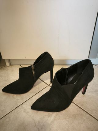 Scarpe con tacco e zip donna tg 39