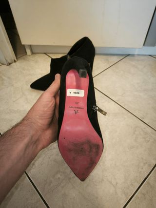 Scarpe con tacco e zip donna tg 39