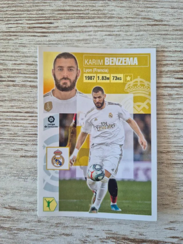 Cromo Karim Benzema Real Madrid C.F.