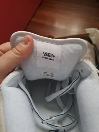 Zapatillas Vans chico blanco/azul