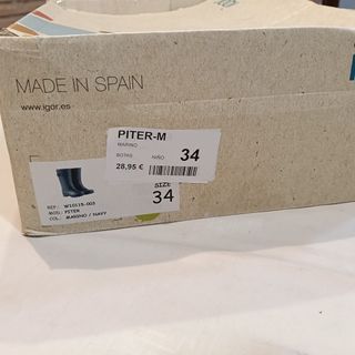 Botas de agua niño/niña azul