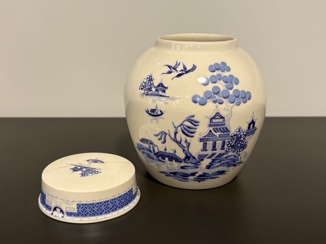 Bote de jengibre porcelana Bristol Pottery England