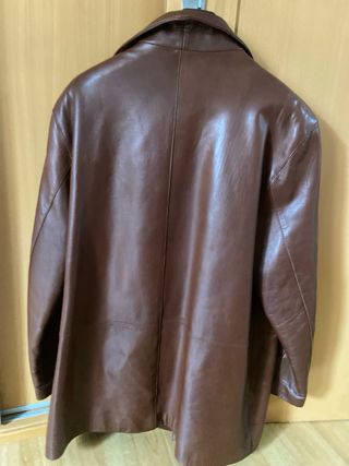 Chaqueta de piel marrón Talla 56