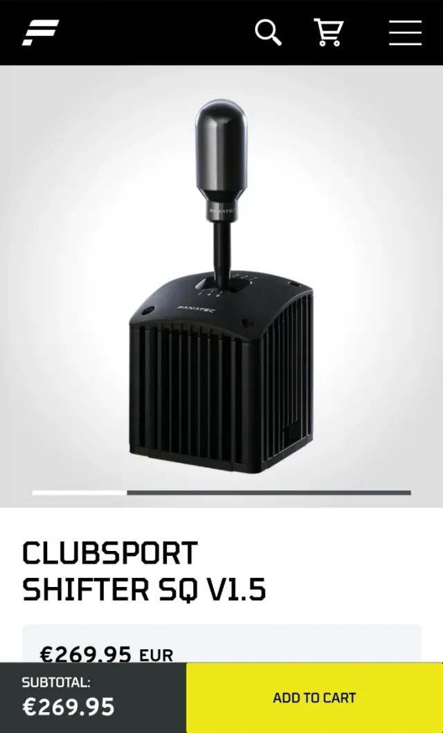 Simulador Carreras Sparco/Fanatec