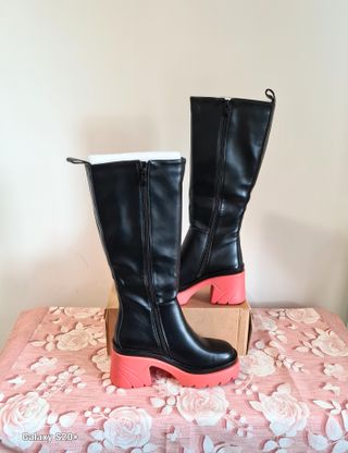 Stivali donna Tulipano n.36 ecopelle nero nuovo