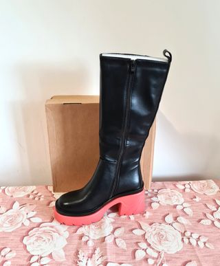 Stivali donna Tulipano n.36 ecopelle nero nuovo