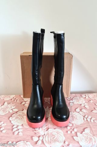 Stivali donna Tulipano n.36 ecopelle nero nuovo