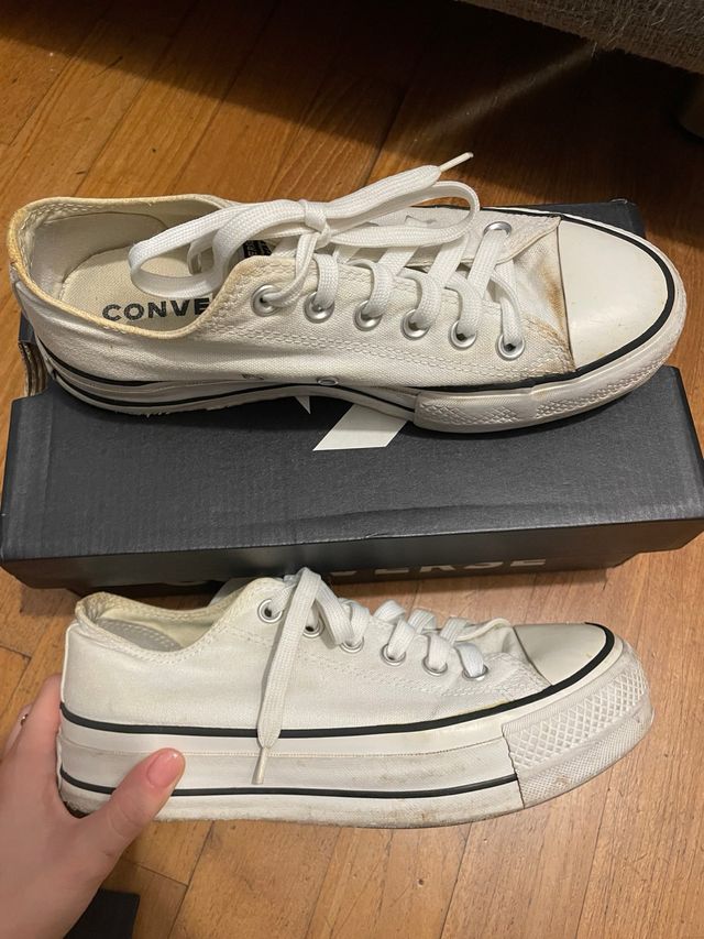 Converse Platform Bianche