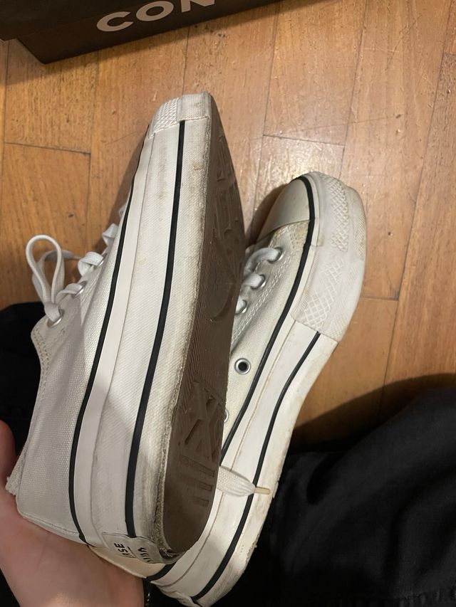 Converse Platform Bianche