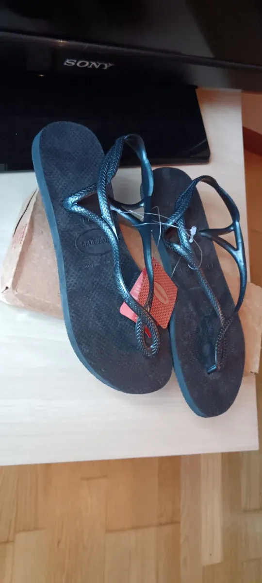 Havaianas negras talla 41/42