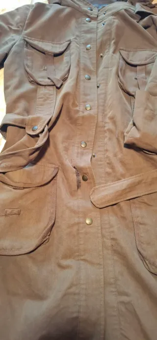 Chaqueta militar verde