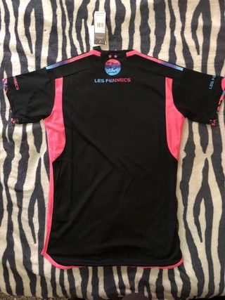 Camiseta Adidas Argelia Talla S Negra Rosa