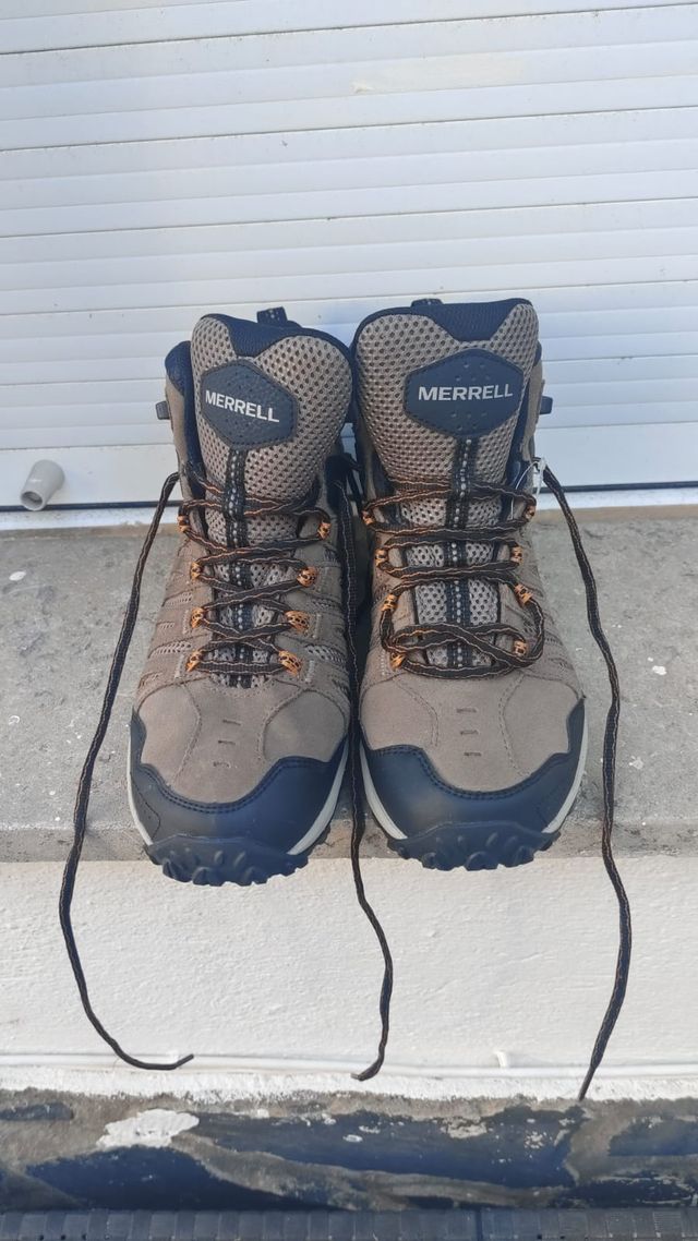 Botas Merrell Beige y Marrón