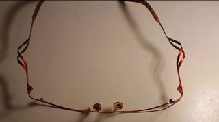 Montatura occhiali design tortora e rosso