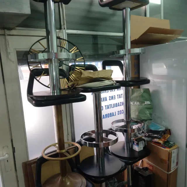 Taburetes de cocina metal y madera