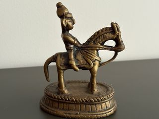 Figura bronce Khandoba deidad hindú