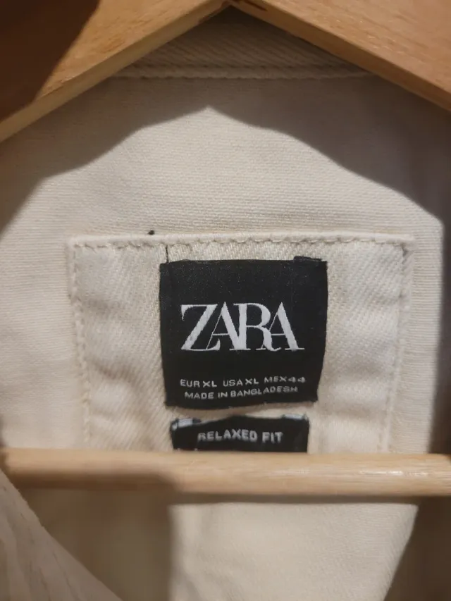 Sobrecamisa Zara vaquera desgastada