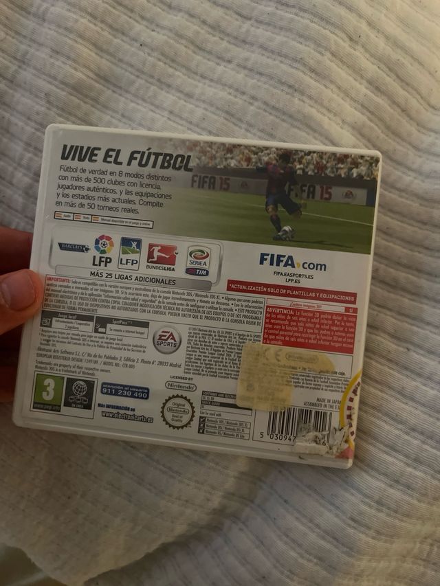 Caja FIFA 15 Legacy Edition Nintendo 3DS