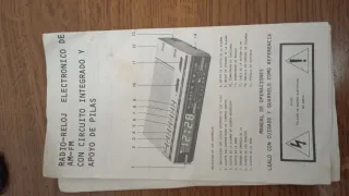 Radio despertador Oskar