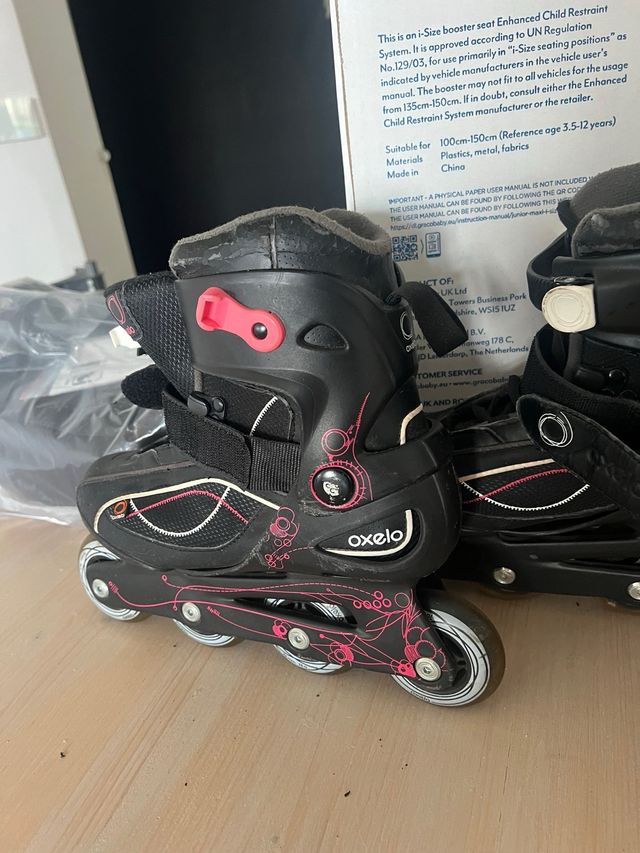 Patines en línea negros