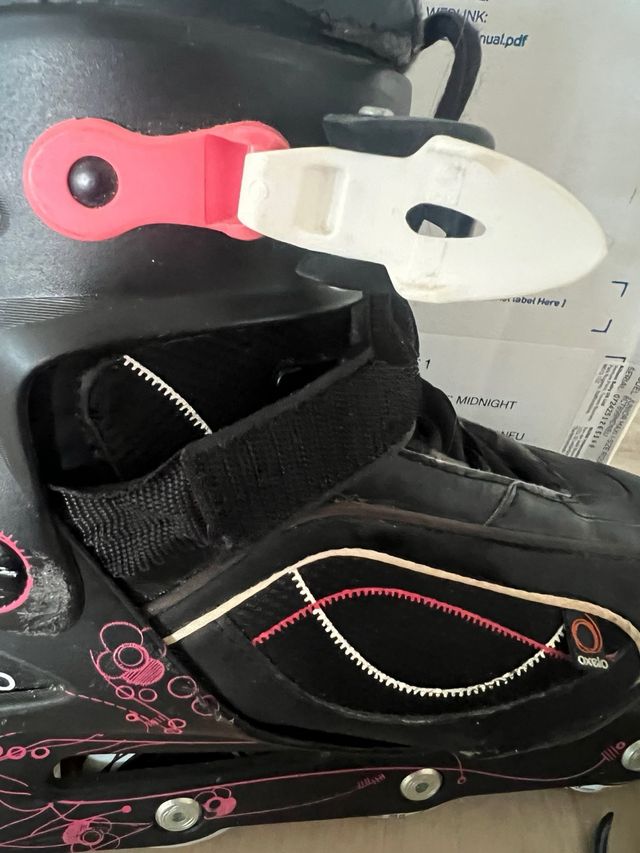 Patines en línea negros