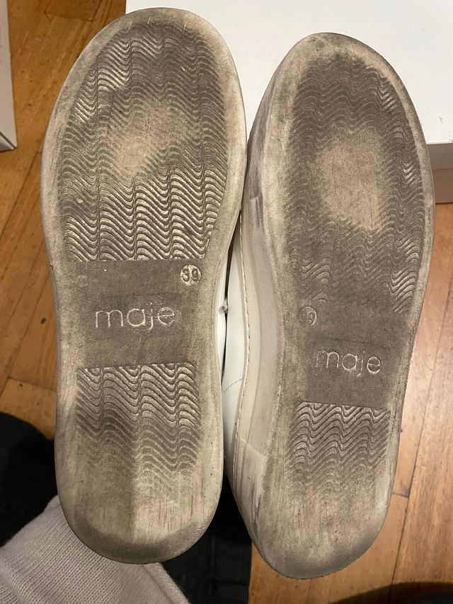 Scarpe Maje Platform Glitter