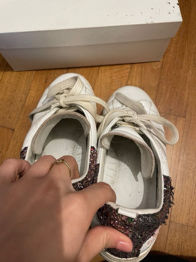 Scarpe Maje Platform Glitter