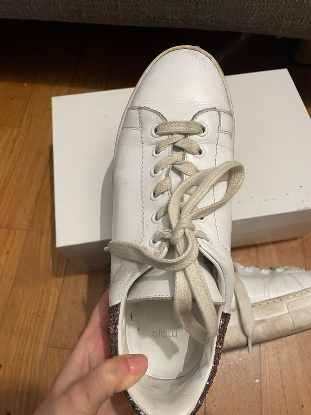 Scarpe Maje Platform Glitter