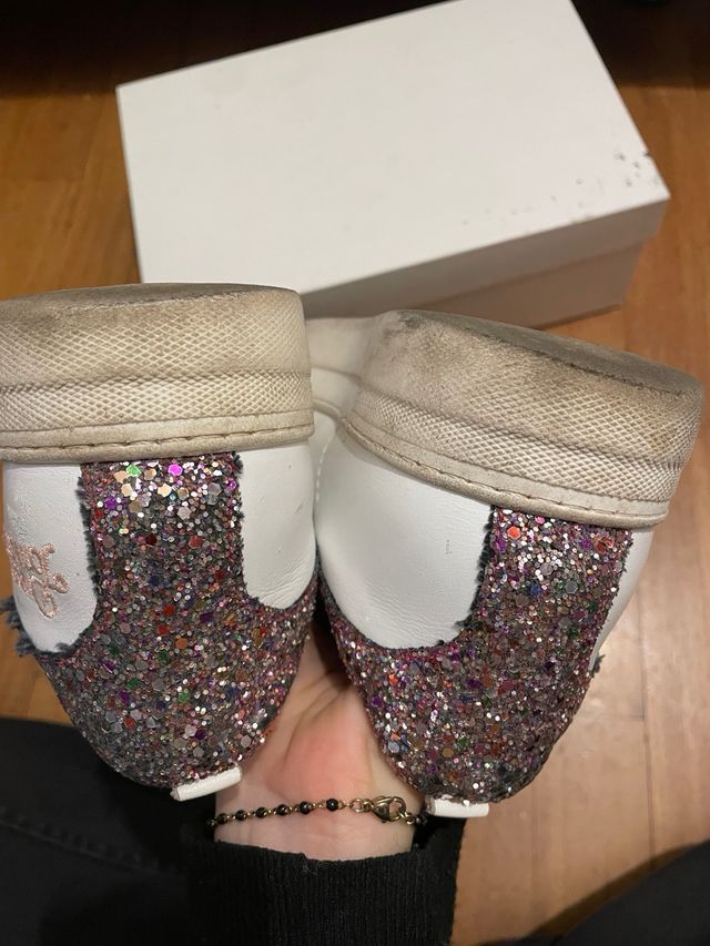 Scarpe Maje Platform Glitter