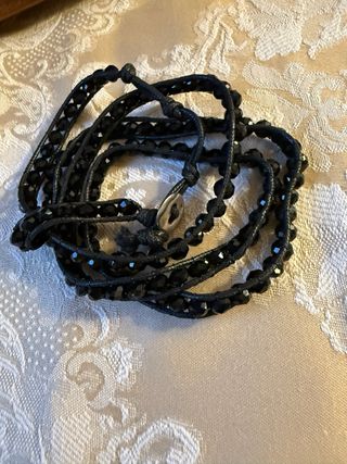 Bracciale/collana pietre nere