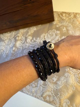 Bracciale/collana pietre nere