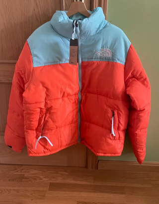 Chaqueta The North Face Naranja y Azul
