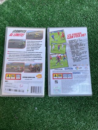 Juegos PSP MotoGP y FIFA 08