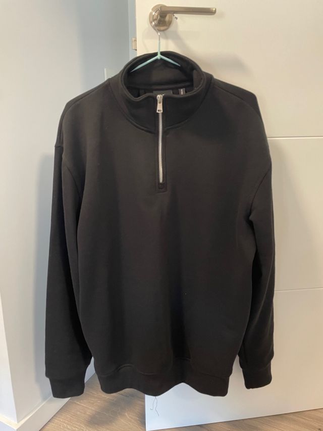 Jersey Cuello Cremallera Lefties Hombre Negro M