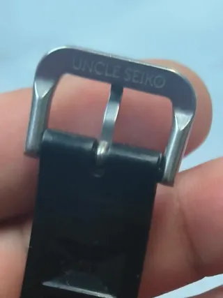 Correa Seiko Uncle Capitán Willard Negra de 20 mm