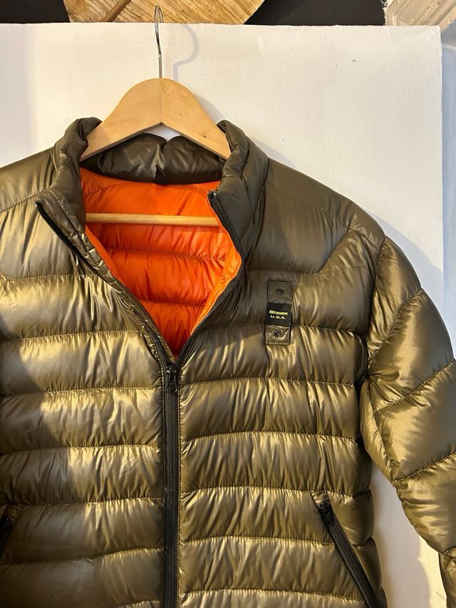 Chaqueta Blauer Plumas Talla L Verde Oliva
