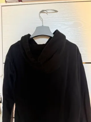 Felpa Nera con Stampa - Taglia L