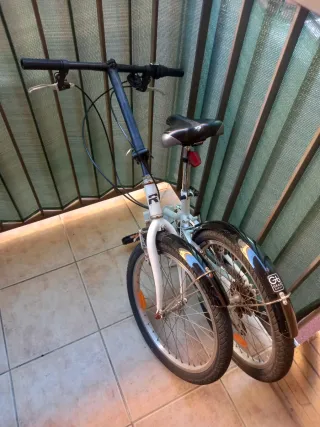 Bicicleta plegable 6 marchas