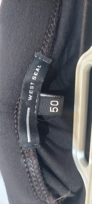 Falda marrón vuelo con lazada