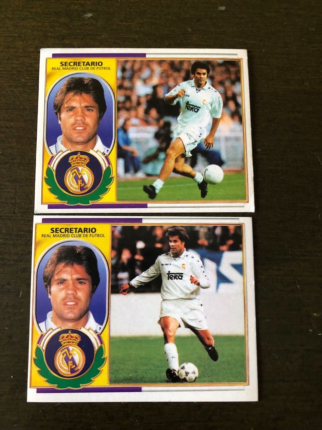 2 Cromos Secretario Liga Este 96-97