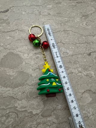 Portachiavi Albero di Natale con Campanelle