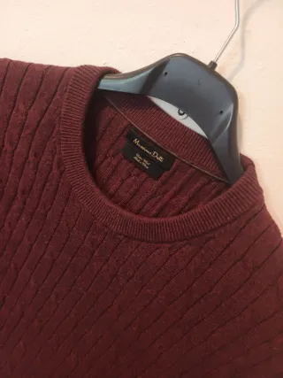 Jersey Massimo Dutti Rojo Hombre