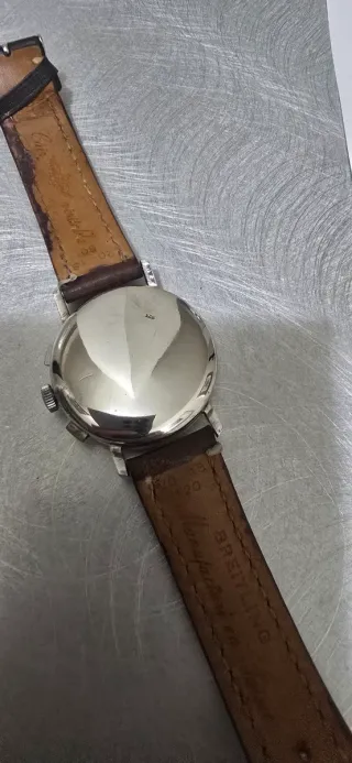 Orologio Cronografo cassa in argento Valjoux Vint