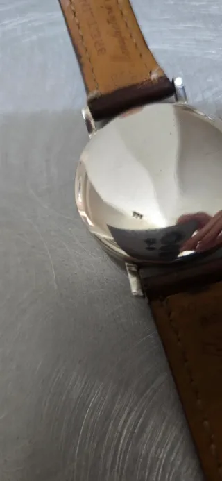 Orologio Cronografo cassa in argento Valjoux Vint