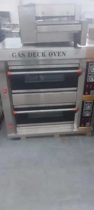 Horno de Gas para Pizzas dos cámaras.