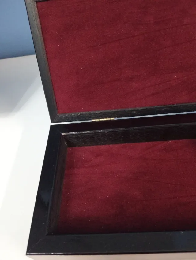 Scatola portaoggetti con dipinto Napoli